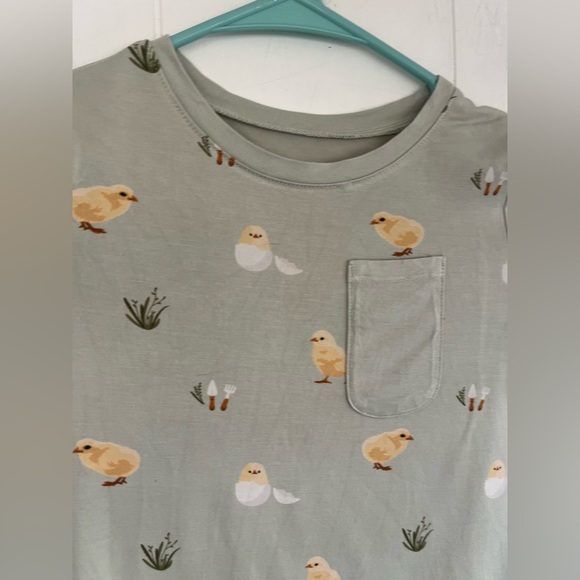 Kyte Baby Crew Neck Tee Retired Aloe Chick Size 6 - Picture 4 of 11